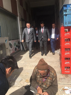 MHP Taraklı Belediye Başkan Adayı İbrahim Pilavcı İlçe merkezinde çalışmalarda bulundu
