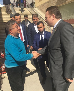 MHP Taraklı Belediye Başkan Adayı İbrahim Pilavcı İlçe merkezinde çalışmalarda bulundu