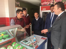 MHP Taraklı Belediye Başkan Adayı İbrahim Pilavcı İlçe merkezinde çalışmalarda bulundu