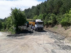 Aksu Madenler Mahallesi Yolu Asfaltlanıyor