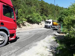 Aksu Madenler Mahallesi Yolu Asfaltlanıyor