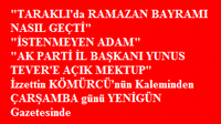 Çarşamba Günü YENİGÜN Gazetesi'n de