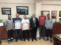 TARAKLISPOR YÖNETİMİ’N DEN KAYMAKAM ABDULAH KURT’A ZİYARET