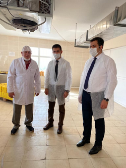 Kaymakam Özgür Kaya İstihdam sağlayan işletmeleri Gezdi