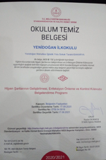 Taraklı’daki okullar “Okulum Temiz” Belgesi aldı