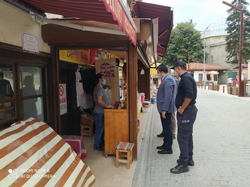 Kaymakam Özgür Kaya Covid-19 Denetimlerine Katıldı