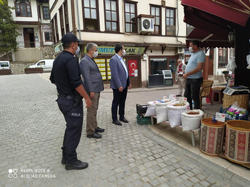 Kaymakam Özgür Kaya Covid-19 Denetimlerine Katıldı