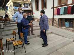 Kaymakam Özgür Kaya Covid-19 Denetimlerine Katıldı