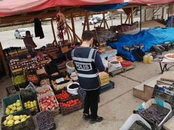 Kaymakam Özgür Kaya Covid-19 Denetimlerine Katıldı