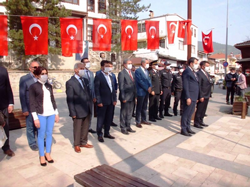 TARAKLI’DA 29 EKİM CUMHURİYET BAYRAMI ÇELENK SUNMA TÖRENİ: