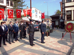 TARAKLI’DA 29 EKİM CUMHURİYET BAYRAMI ÇELENK SUNMA TÖRENİ: