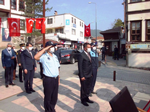 TARAKLI’DA 29 EKİM CUMHURİYET BAYRAMI ÇELENK SUNMA TÖRENİ: