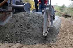 Büyükşehir'den Beton yol çalışması