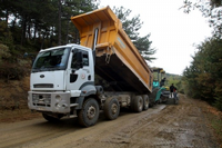 Büyükşehir'den Beton yol çalışması