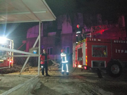 Aksu Mahallesi’nde Tavuk Kümesi Yandı