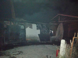 Aksu Mahallesi’nde Tavuk Kümesi Yandı