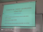 ​ Sakarya Úniversitesinde Taraklı Sunumu