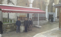 Yunuspaşa Camii Musalla Taşına Koruma