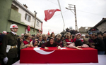 TÜRKİYE ŞEHİTLERİNİ UĞURLADI