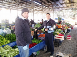 Koronavirüs nedeniyle Taraklı Halk Pazarı oldukça durgundu