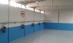 Spor Salonunda son rötuşlar.