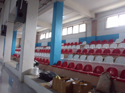 Spor Salonunda son rötuşlar.