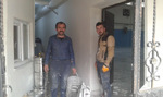 Spor Salonunda son rötuşlar.