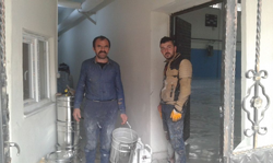 Spor Salonunda son rötuşlar.