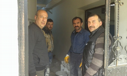 Spor Salonunda son rötuşlar.