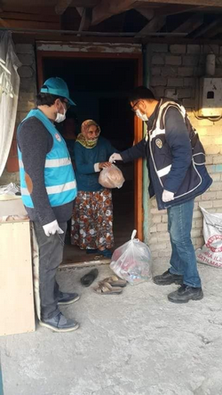 Taraklı’da Vefa Sosyal Destek Grubu Görevlileri Seferber oldu