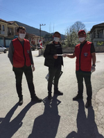 Taraklı Vefa Sosyal Destek Grubu Maske Dağıttı