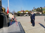 23 Nisan Çelenk Sunma Töreni yapıldı