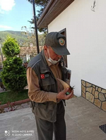 YARALI KUŞ MİLLİ PARKLAR MÜDÜRLÜĞÜNE TESLİM EDİLDİ