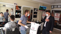 Taraklı Belediyesi’nden kuaför ve berberlere destek