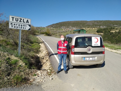 KIZILAY TARAKLI TEMSİLCİLİĞİ CANSİPERANE ÇALIŞYOR
