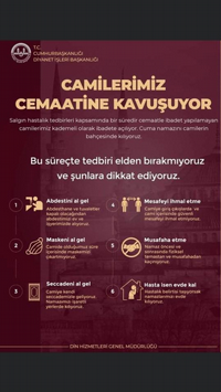 CAMİİLERİMİZ CEMAATİNE KAVUŞUYOR