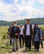 Vali Çetin Oktay Kaldırım, ilk görev gününde Tarakl'yı ziyaret etti.
