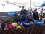 Pazarda Günlük Soyulmuş Enginar