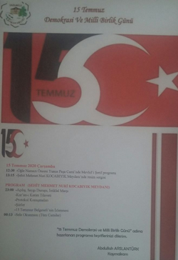 15 Temmuz Anılacak