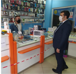 Çarşıyı Gezdi Esnafın yeni yılını Kutladı