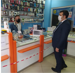 Çarşıyı Gezdi Esnafın yeni yılını Kutladı