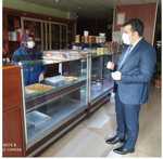 Çarşıyı Gezdi Esnafın yeni yılını Kutladı