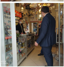 Çarşıyı Gezdi Esnafın yeni yılını Kutladı