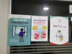 Tüberkiloz ile İlgili Afişler Asıldı