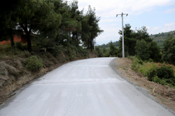 Sıkıştırılmış Beton Yol Çalışmaları Tamamlandı.