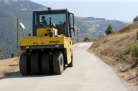 Sıkıştırılmış Beton Yol Çalışmaları Tamamlandı.