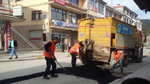 TARAKLI’DA ANKARA CADDESİ’N DE ASFALT YAMA ÇALIŞMASI