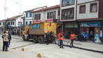 TARAKLI’DA ANKARA CADDESİ’N DE ASFALT YAMA ÇALIŞMASI