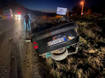 OTOMOBİL TAKLA ATTI: 2 YARALI