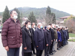 24 Kasım Öğretmenler Gününde Taraklı’da da Çelenk sunma töreni yapıldı